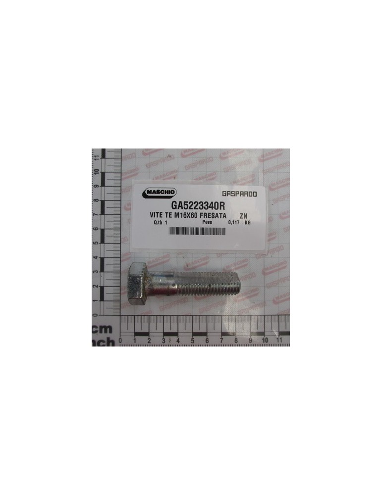 BOLT M16X60 ZN