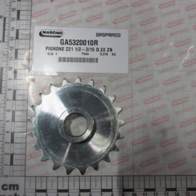 PINION Z21 1/2-3/16 D.20 GALV.