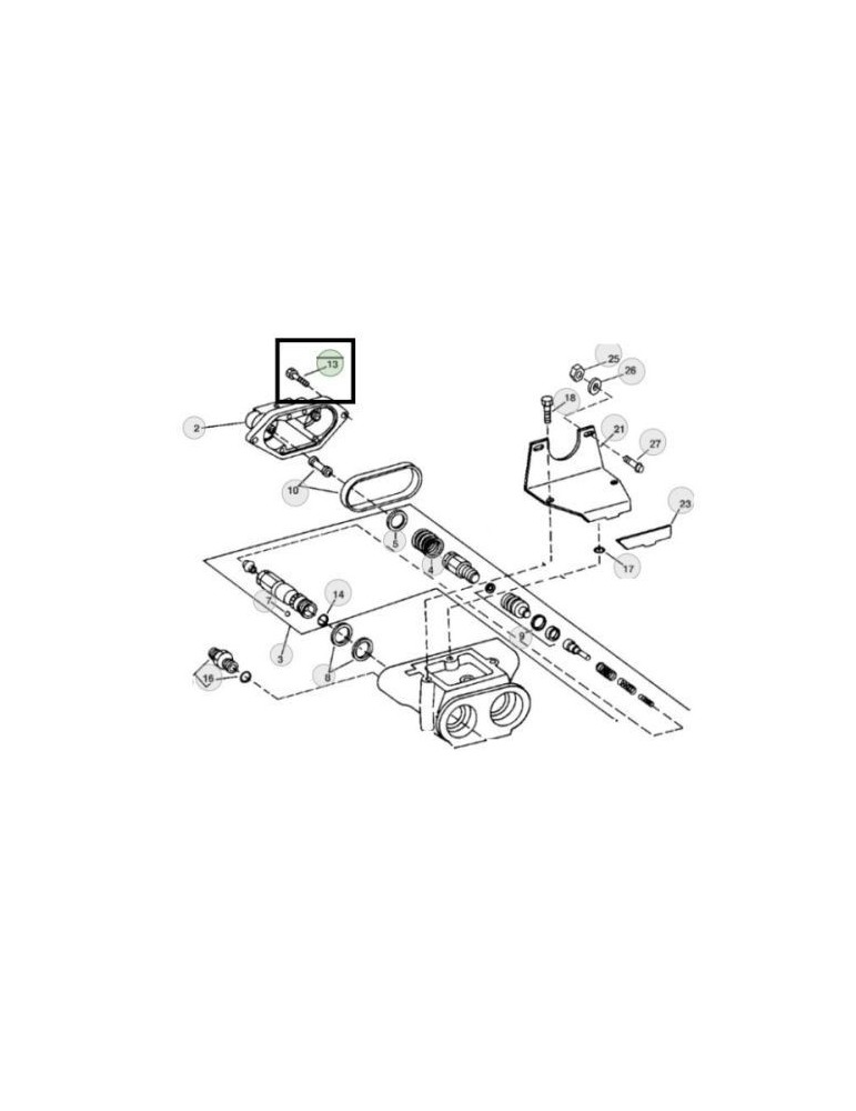 John Deere Surub Capac R160118