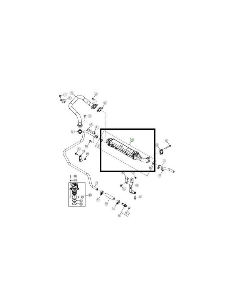 John Deere Schimbator Caldura RE522589