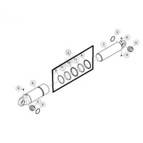 John Deere Kit Garnituri Cilindru AH216634