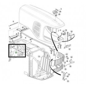 John Deere Telescop Capota AL174087