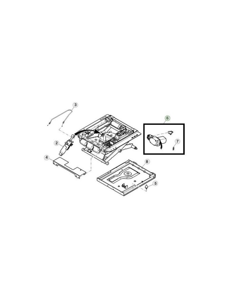 John Deere Kit Compresor Aer Scaun RE331260