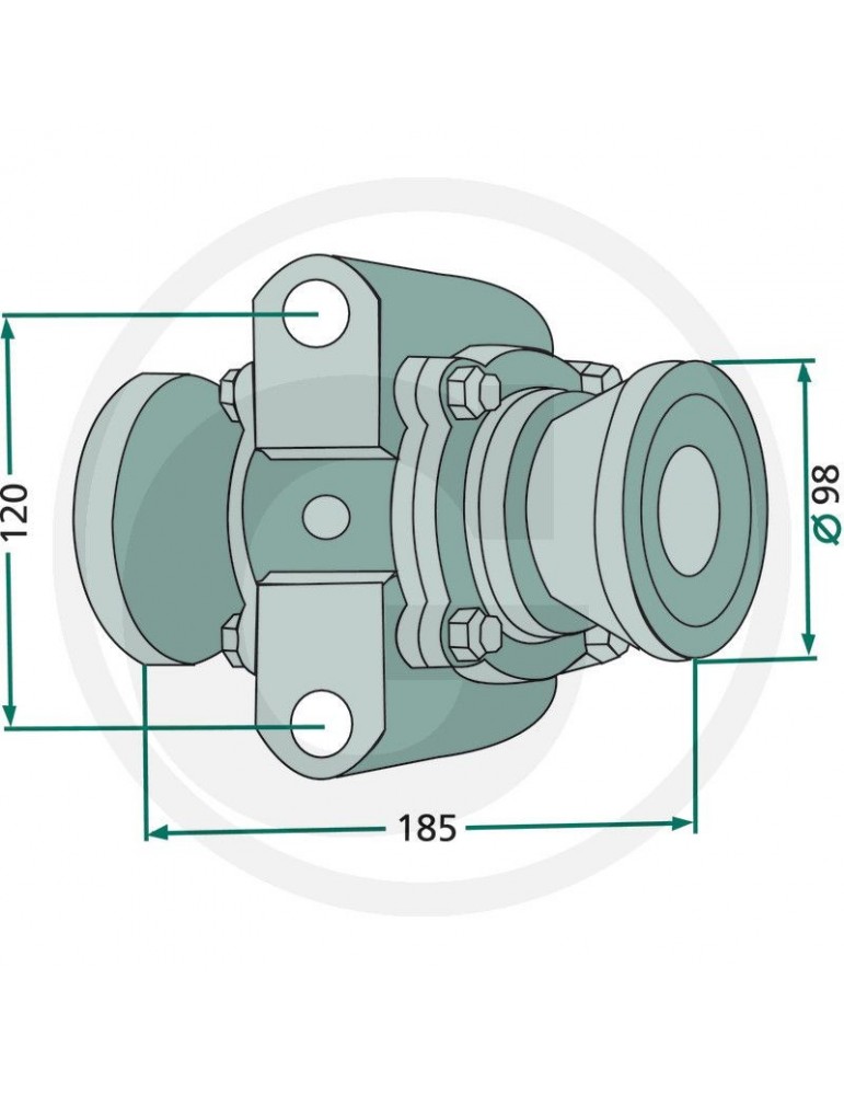 Lagar Complet pentru Ax Patrat 30x30 18031-0069