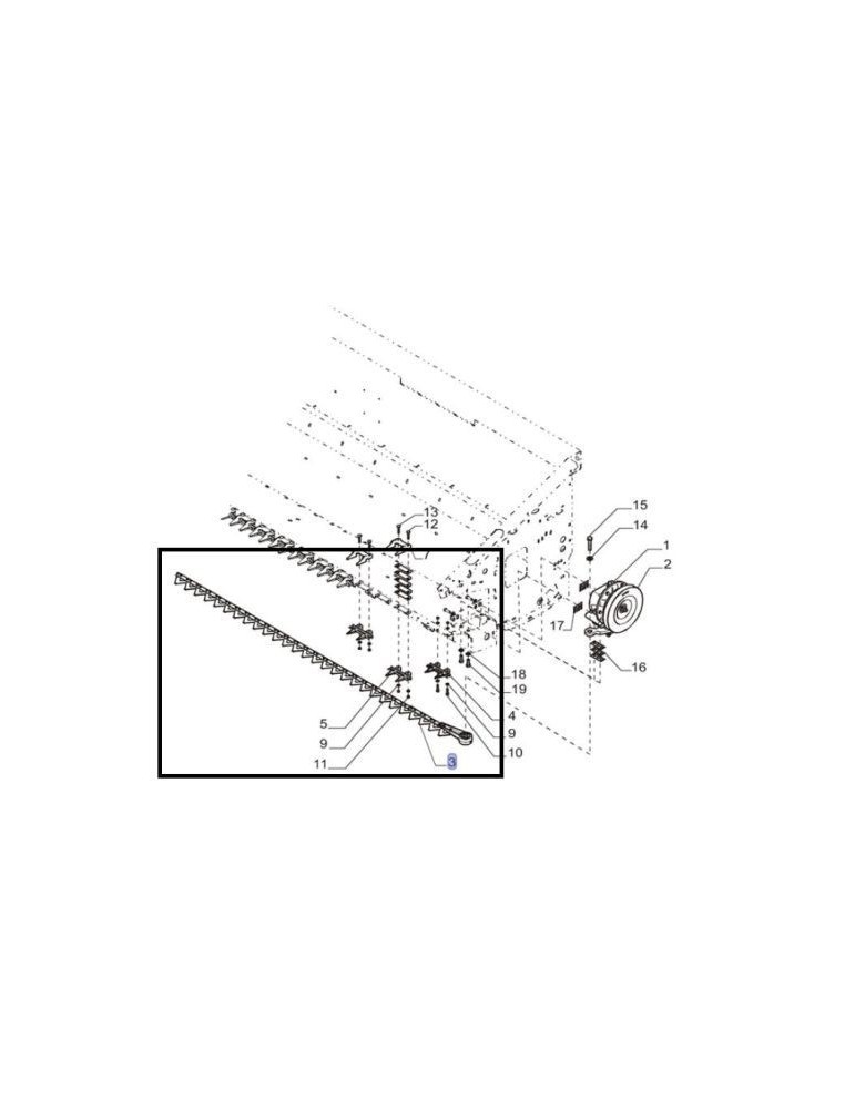 New Holland Lama Cutit Header 6 m