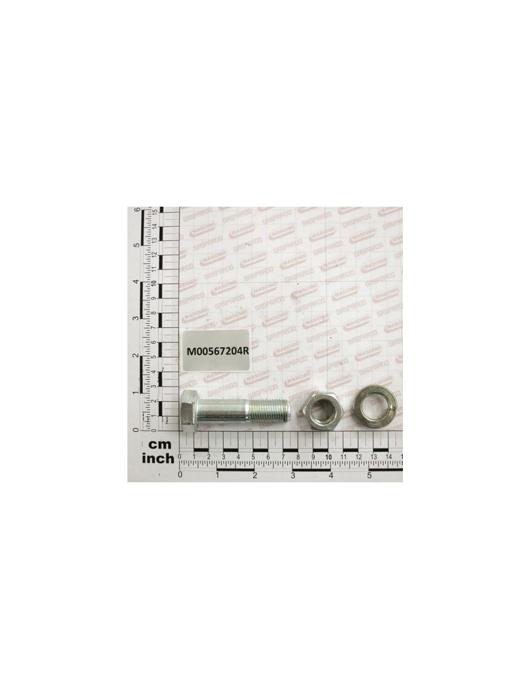 BOLT M16X1,5X60 +NUT+WASHER