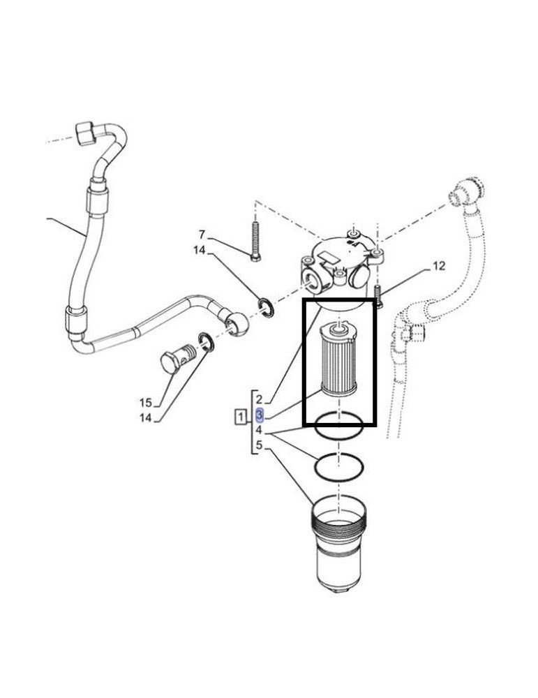 Filtru Ulei Hidraulic 5194879