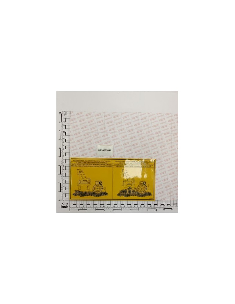LEVELLING BAR LABEL