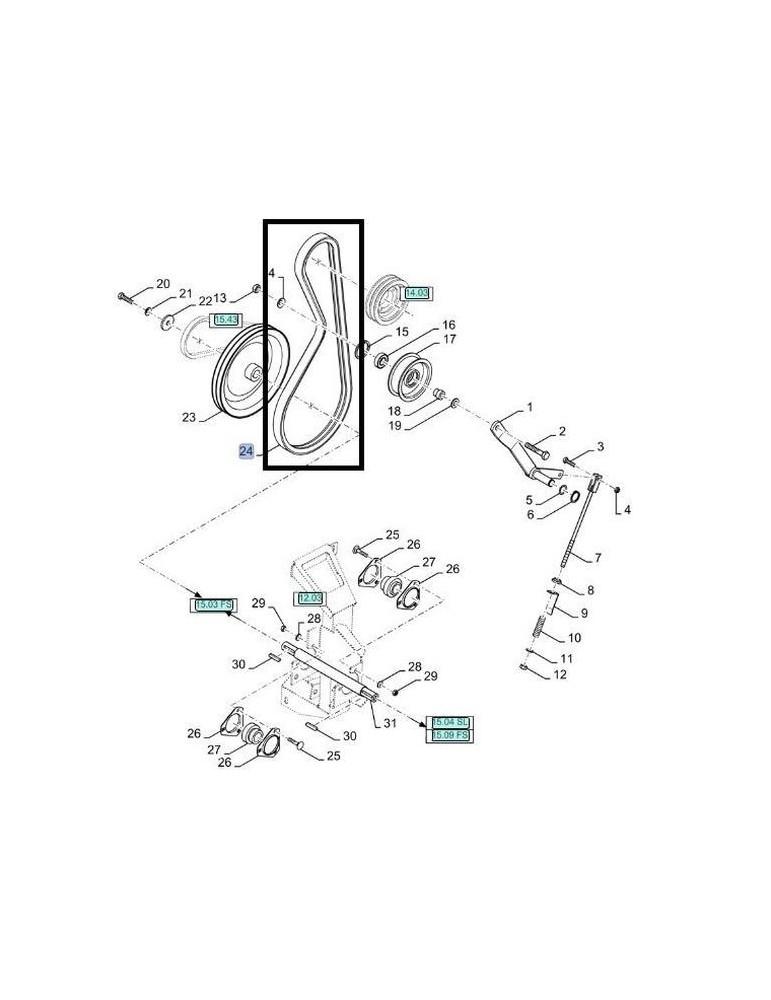 New Holland Curea 84057392