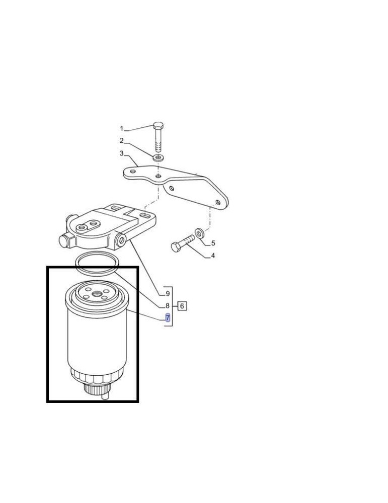 Filtru Combustibil 84214564
