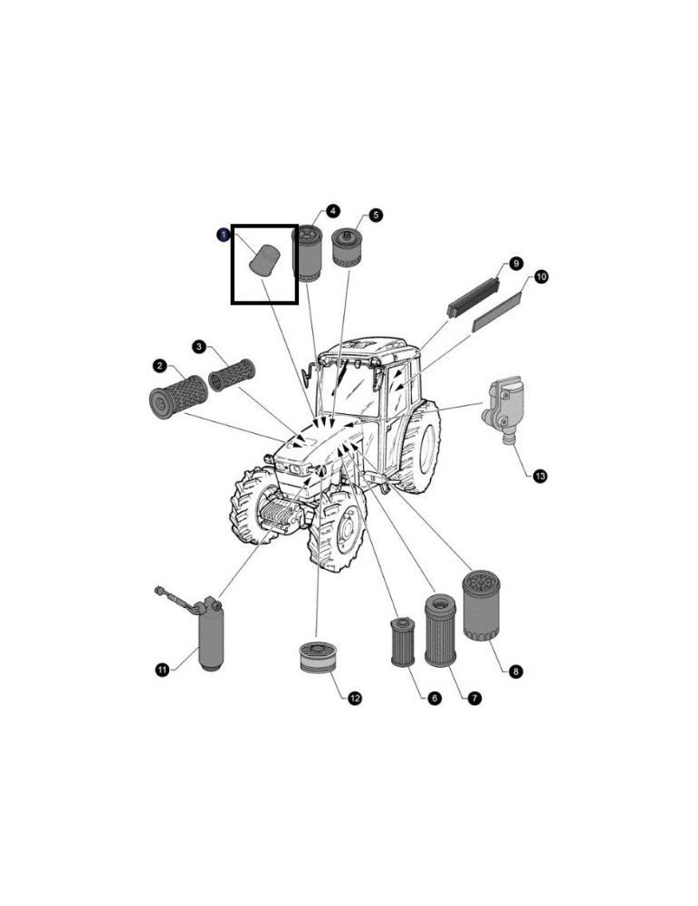 Filtru Ulei Motor 84221215