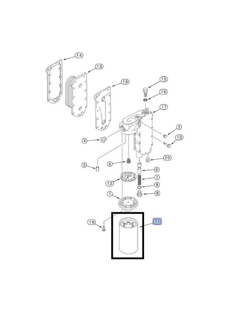 Case IH Filtru Ulei Motor 84229397