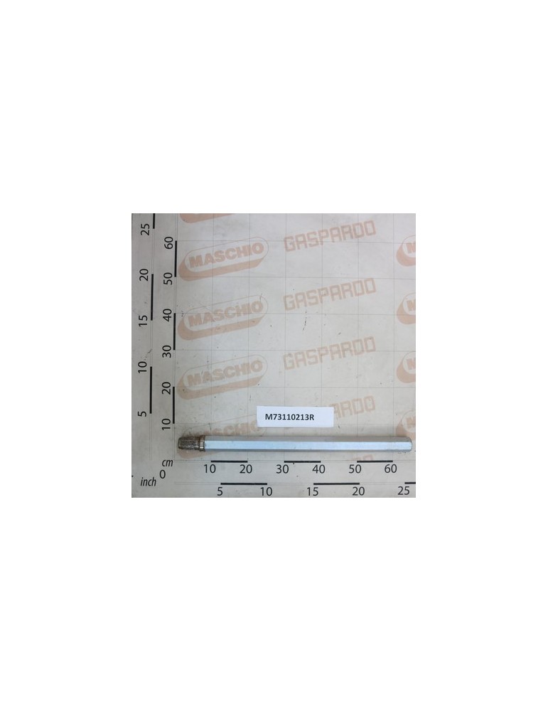 TRASM. SHAFT W 105 + BUSHING