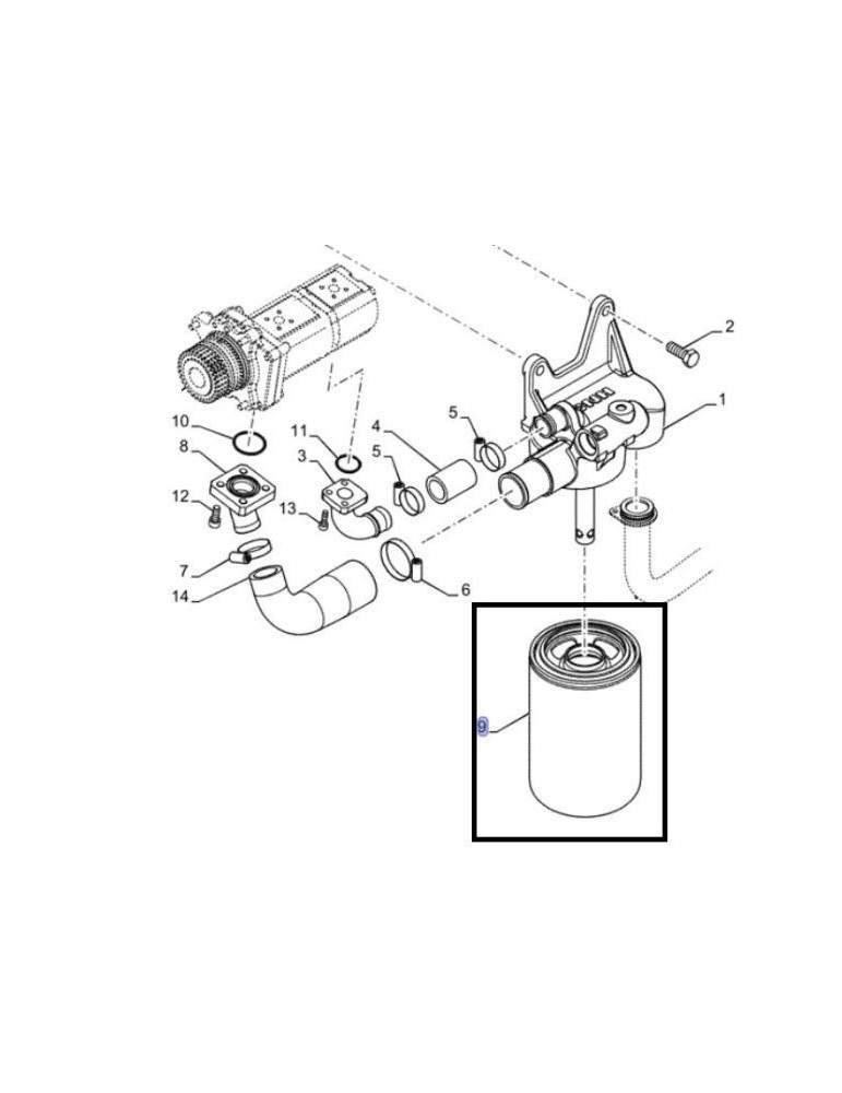 Filtru Ulei Hidraulic 84248043