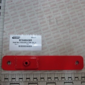 PLATE 375X230X10 WITH COLLAR