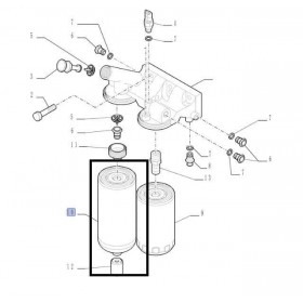 Filtru Combustibil 84278636