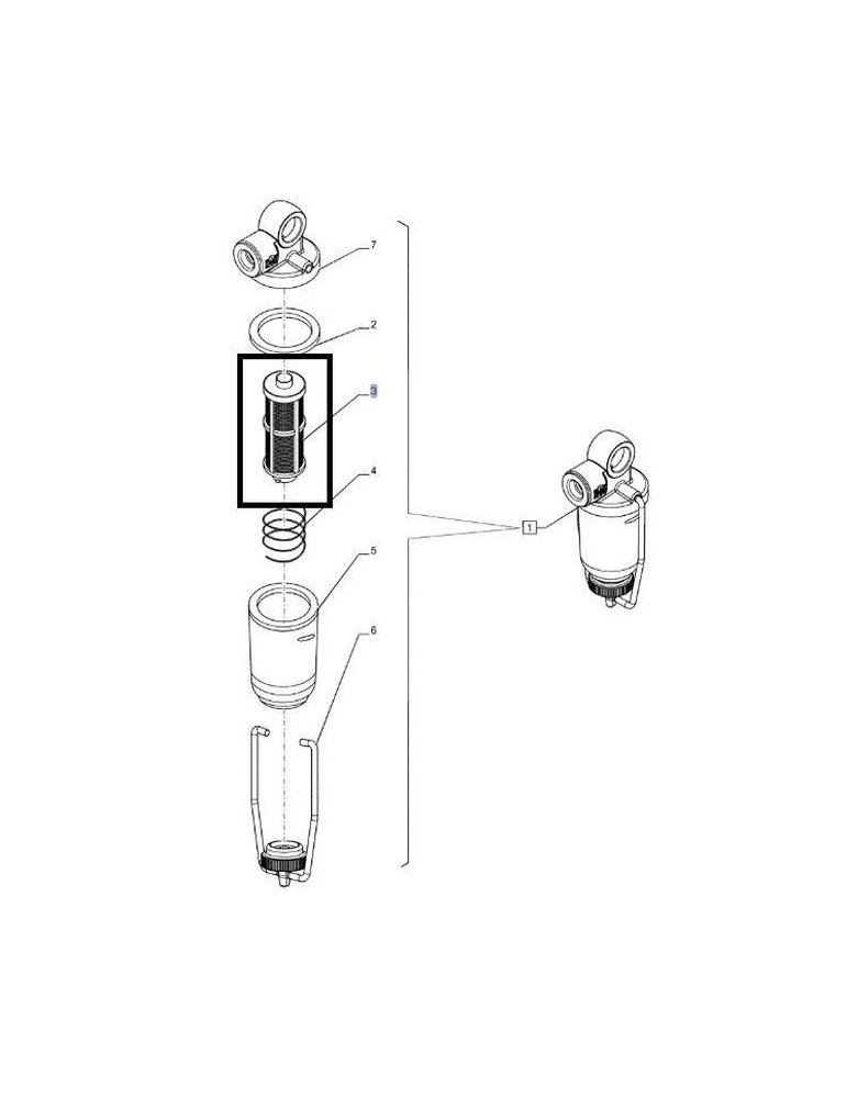 Filtru Combustibil 84328598