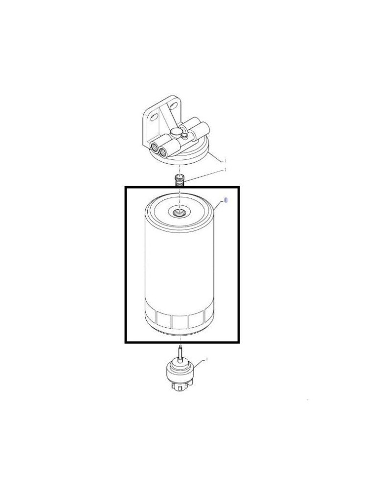 Filtru Combustibil 84348883