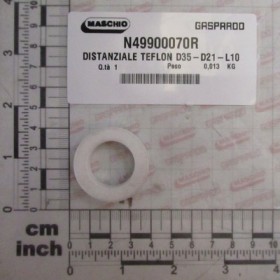 SPACER TEFLON D35-D21-L10