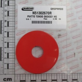 ROUND PLATE D80XD21 H5