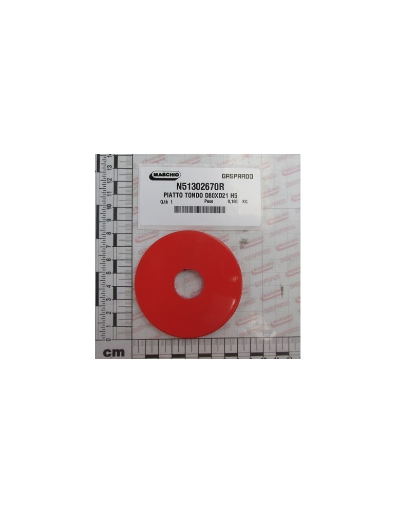 ROUND PLATE D80XD21 H5