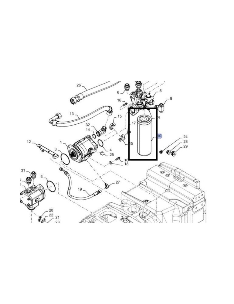 Filtru Ulei Hidraulic 84356072 84487937