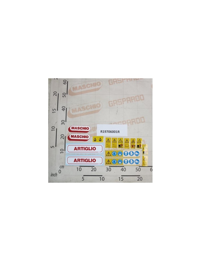 KIT STICKERS ARTIGLIO