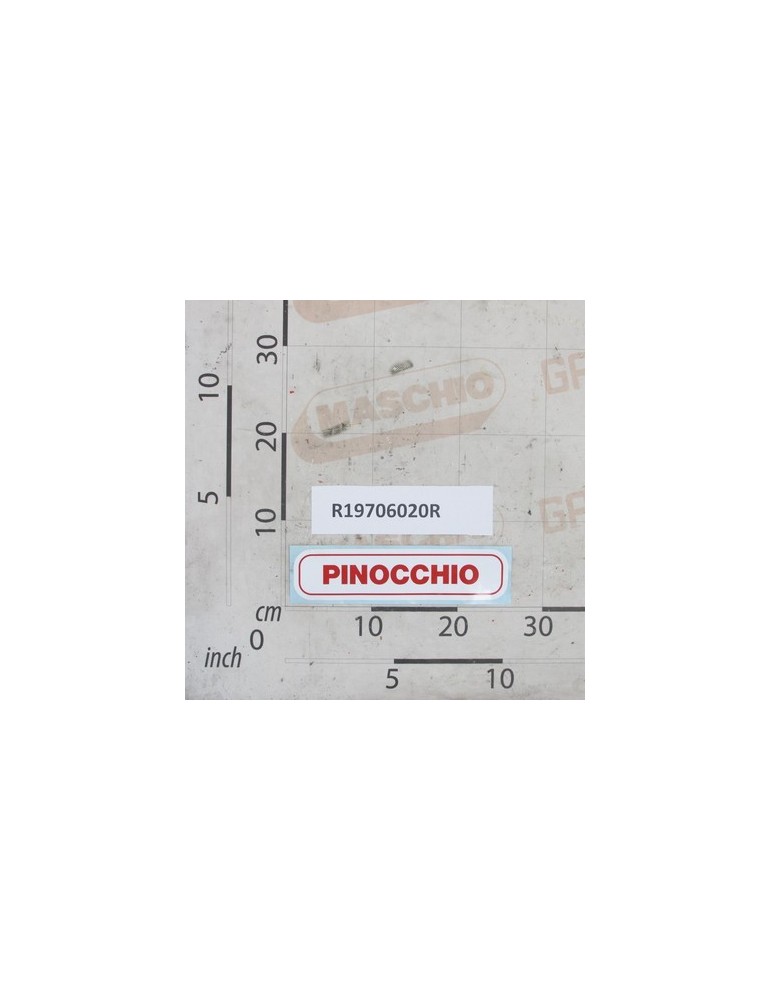 LABEL PINOCCHIO 250X60