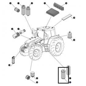 New Holland Filtru Ulei Hidraulic 84469093