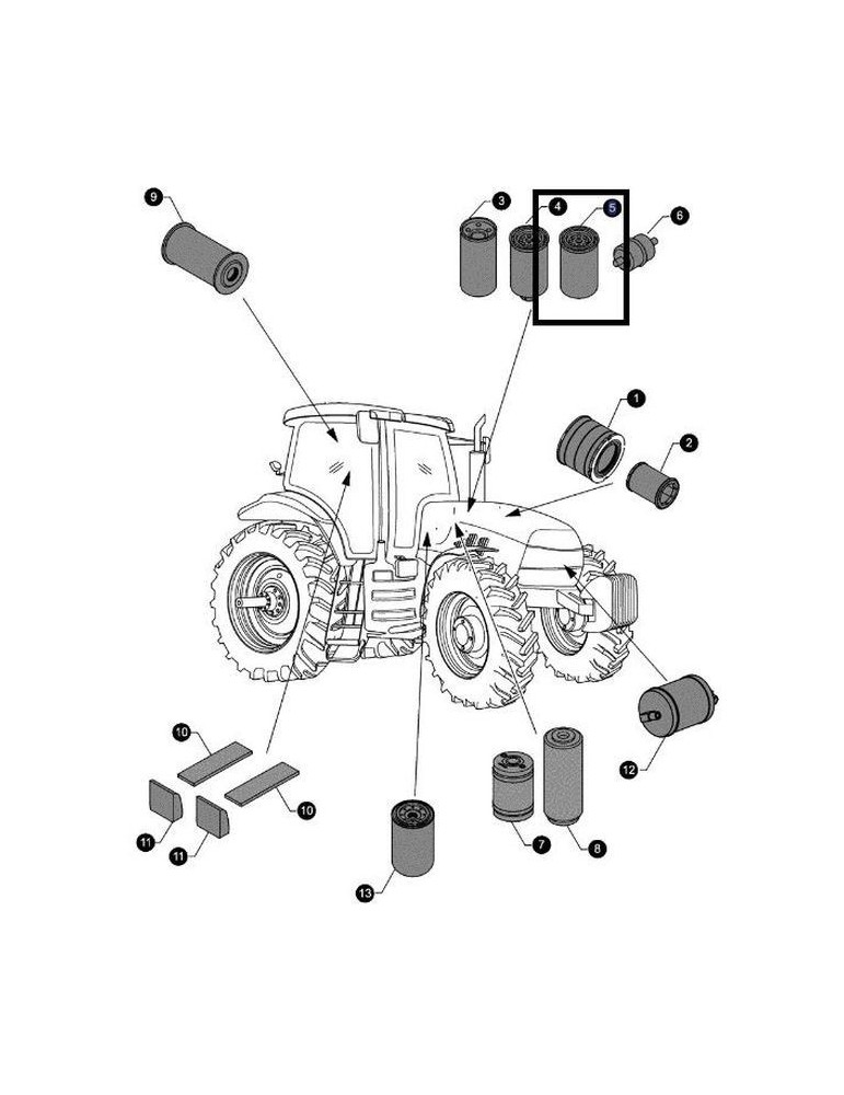 Case IH Filtru Combustibil 84476807