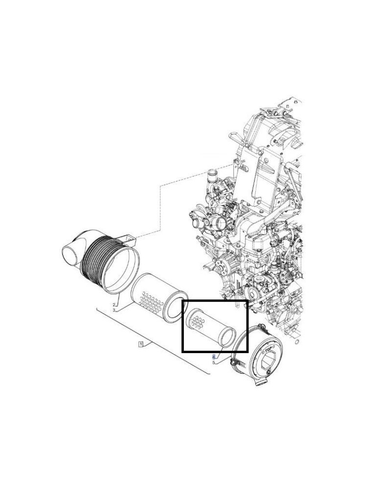 Filtru Aer Motor 84479225