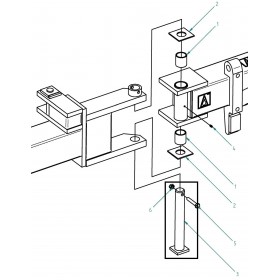 Guttler Bolt pentru Sustinere PW 540-640 Master W97004019