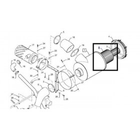 New Holland Filtru Aer Motor 84493612 84069017