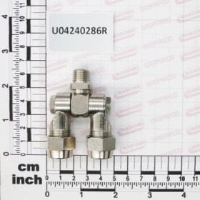 ORIENTAB.DOUBLE JET G1/4M+CAP