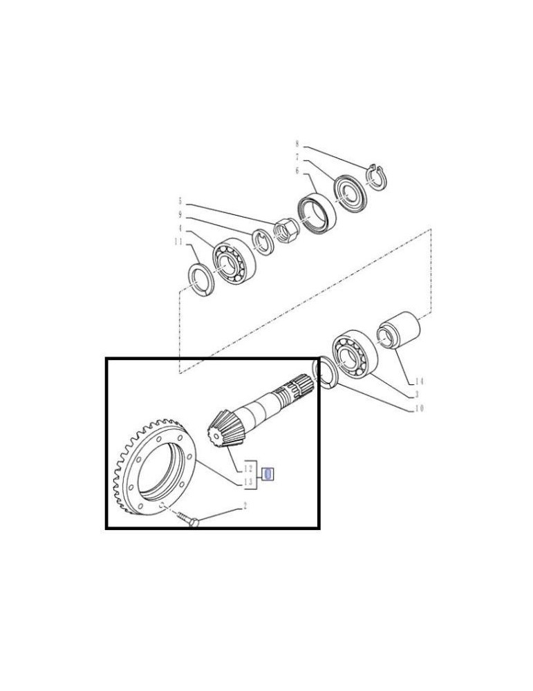 Set Pinion si Coroana 84527568