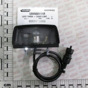 LIGHT PLATE + CABLE 0,5MT