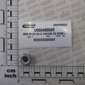DEM M12X19X10 UNI5588 6S GEOM