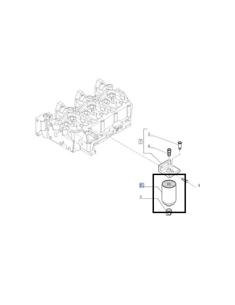 Filtru Combustibil 84565884 84171722