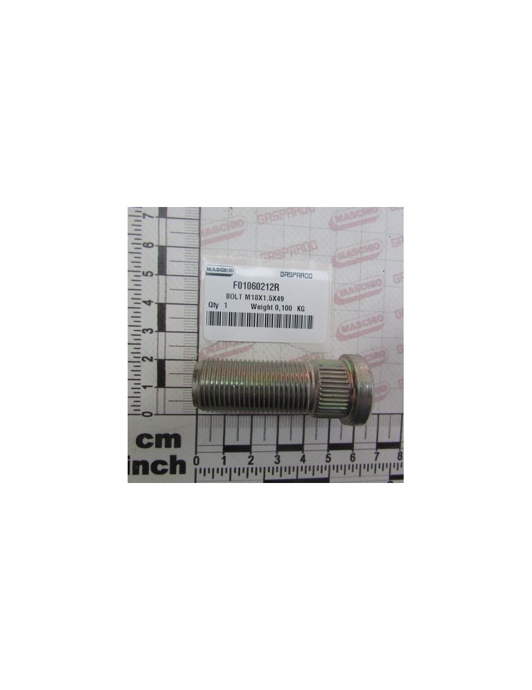 BOLT M18X1.5X49