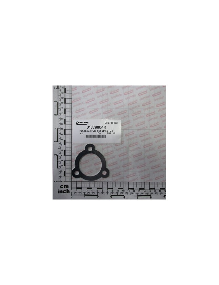 FLANGE 3 HOLES $61 SP1,5   ZN