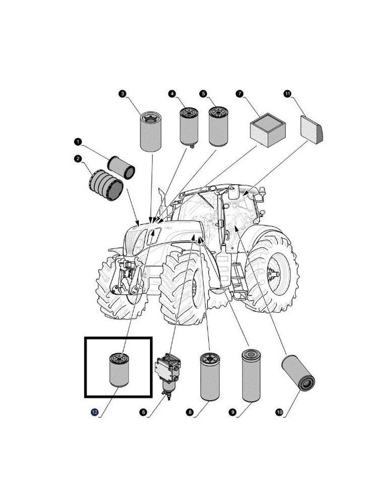 Filtru Ulei Motor 84605017