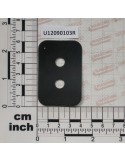 RECTANG.GASKET 60X40X1,5 EPDM